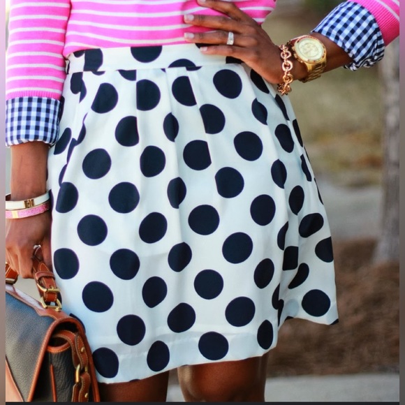 J. Crew Factory polka dot mini skirt with pockets - Picture 2 of 12
